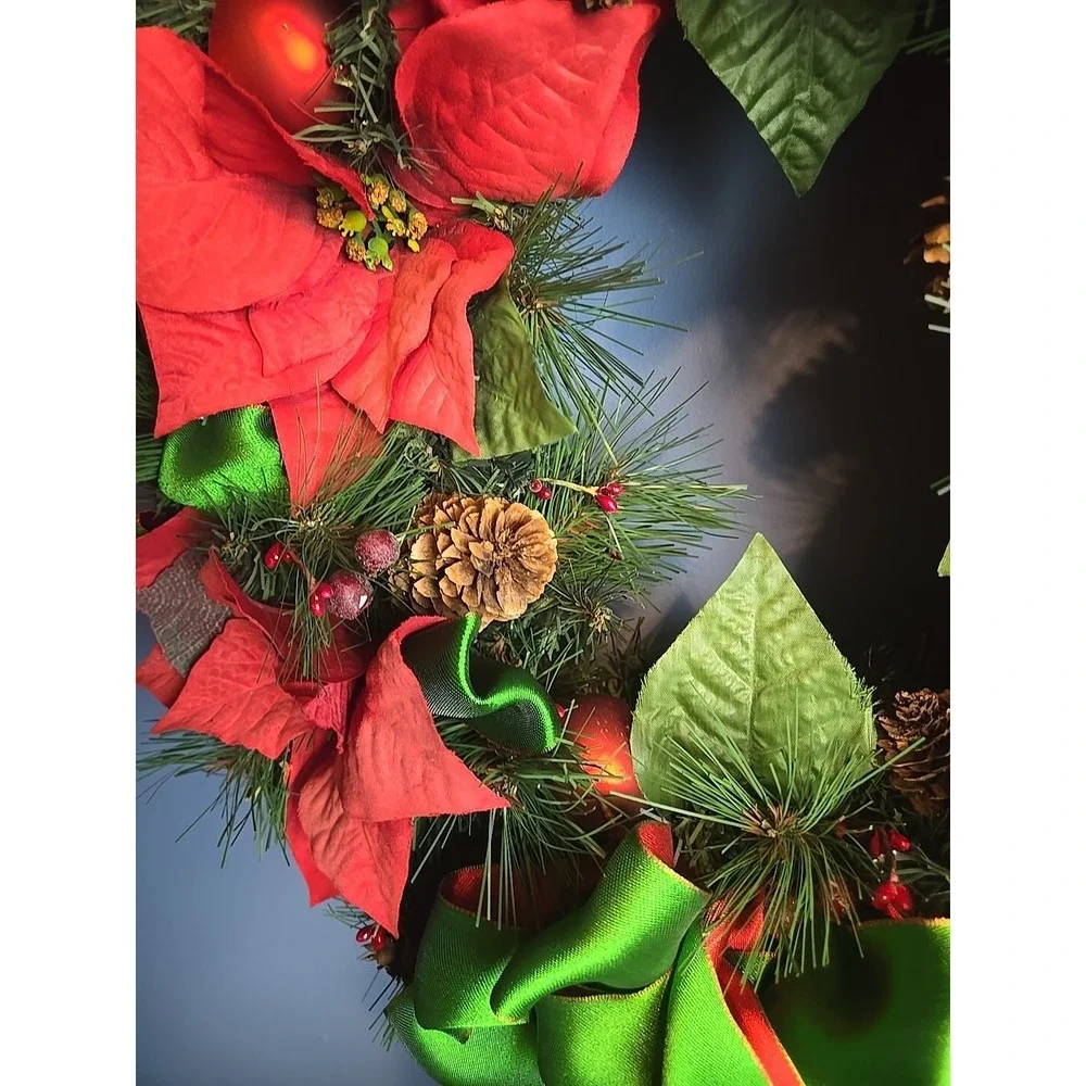 Christmas Wreath Front Door 21